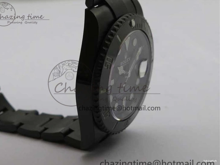 1:1 V6F Blaken Best 904L Date Submariner PVD Edition A2824 0322